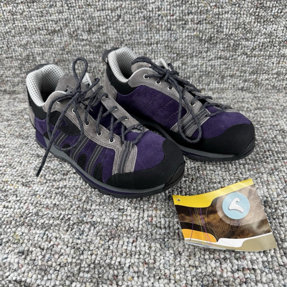 Boreal Aztec Shoes Mens 7.5 Approach Trainers Trail Hiking Vibram Soles Purple